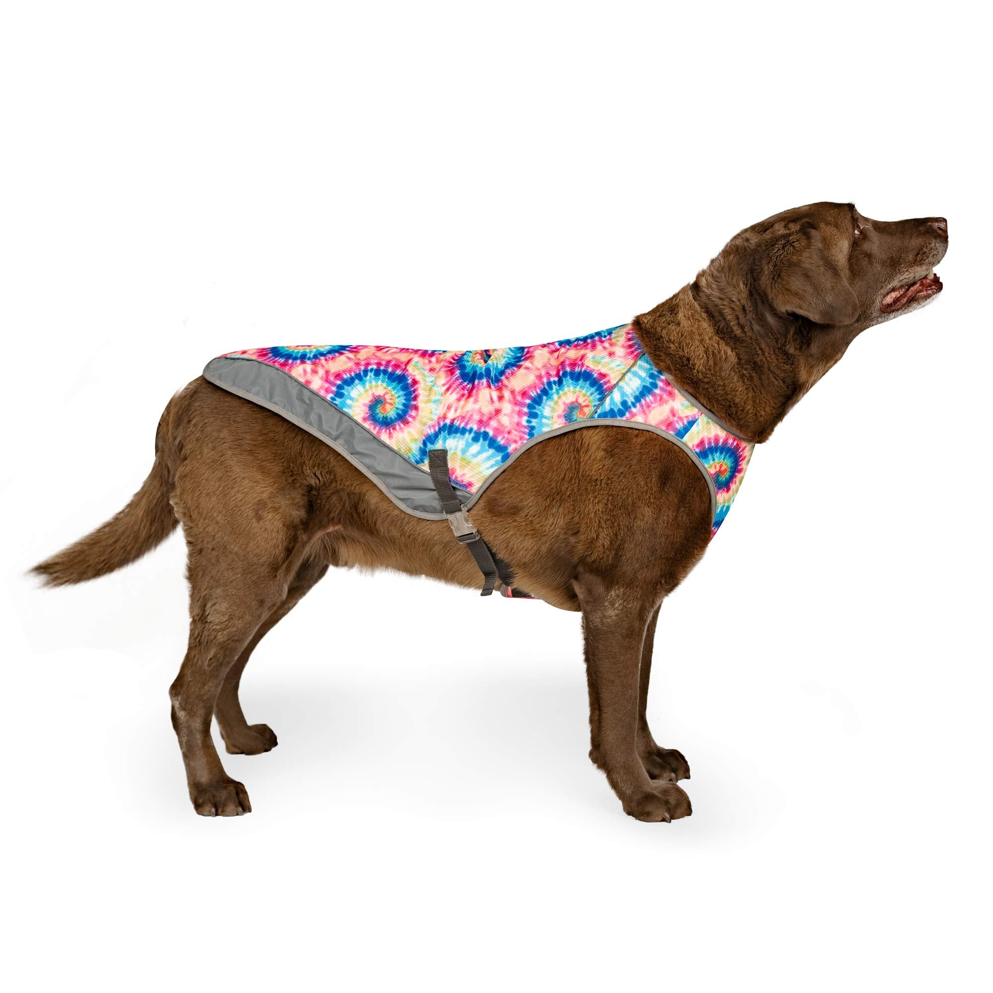 Canada Pooch Chill Seaker Cooling Dog Vest Tie Dye 12 Inch Length