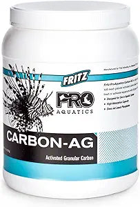 Fritz Aquatics Pro Carbon-AG Activated Granular Carbon Pellets for Aquarium Filters 64 Ounce
