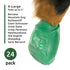 Pawz Waterproof Disposable and Reusable Rubberized Dog Boots - Dark Green - X-Large - 12 Pack  