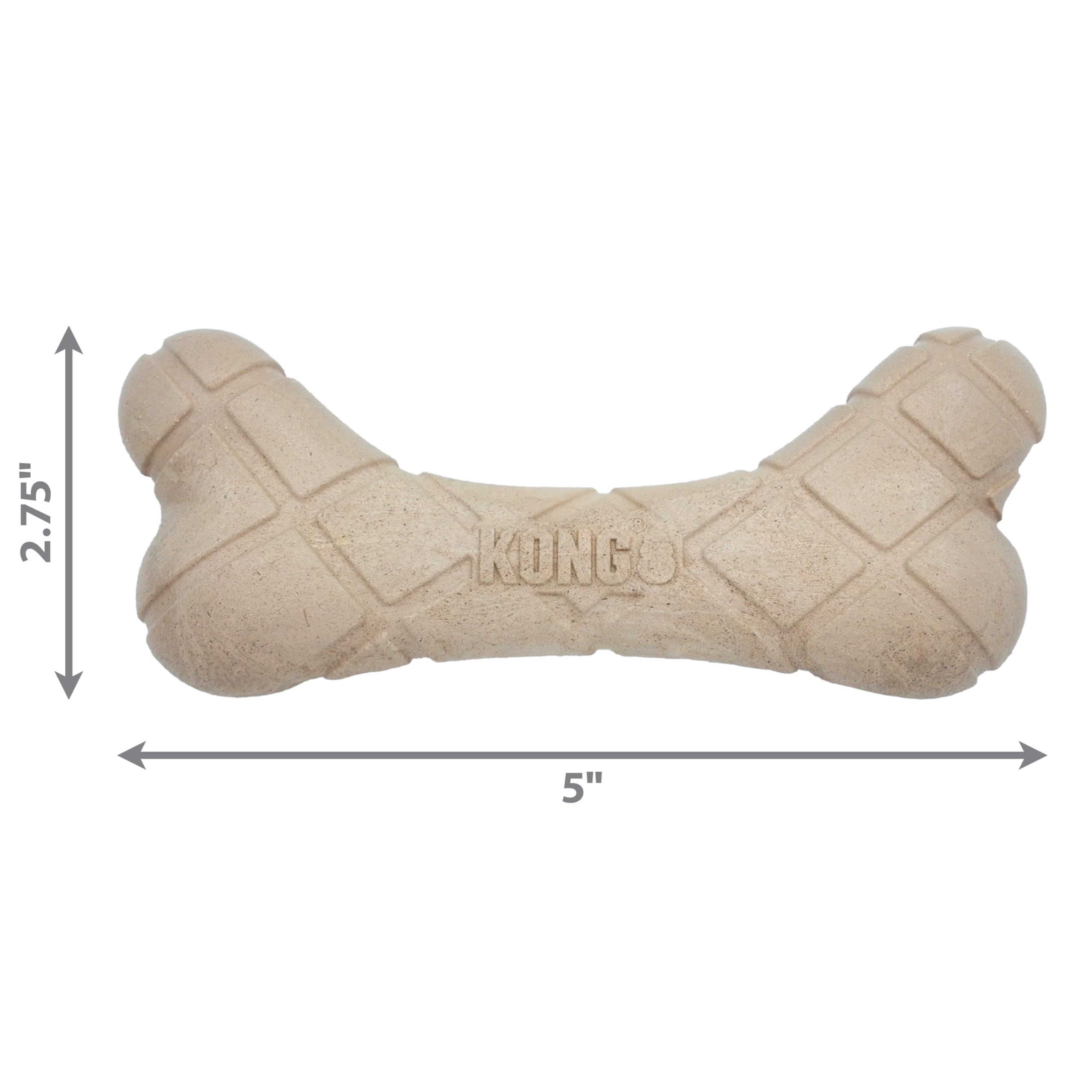 Kong ChewStix Tough Femur Real Wood Bone Dog Toy - Large  