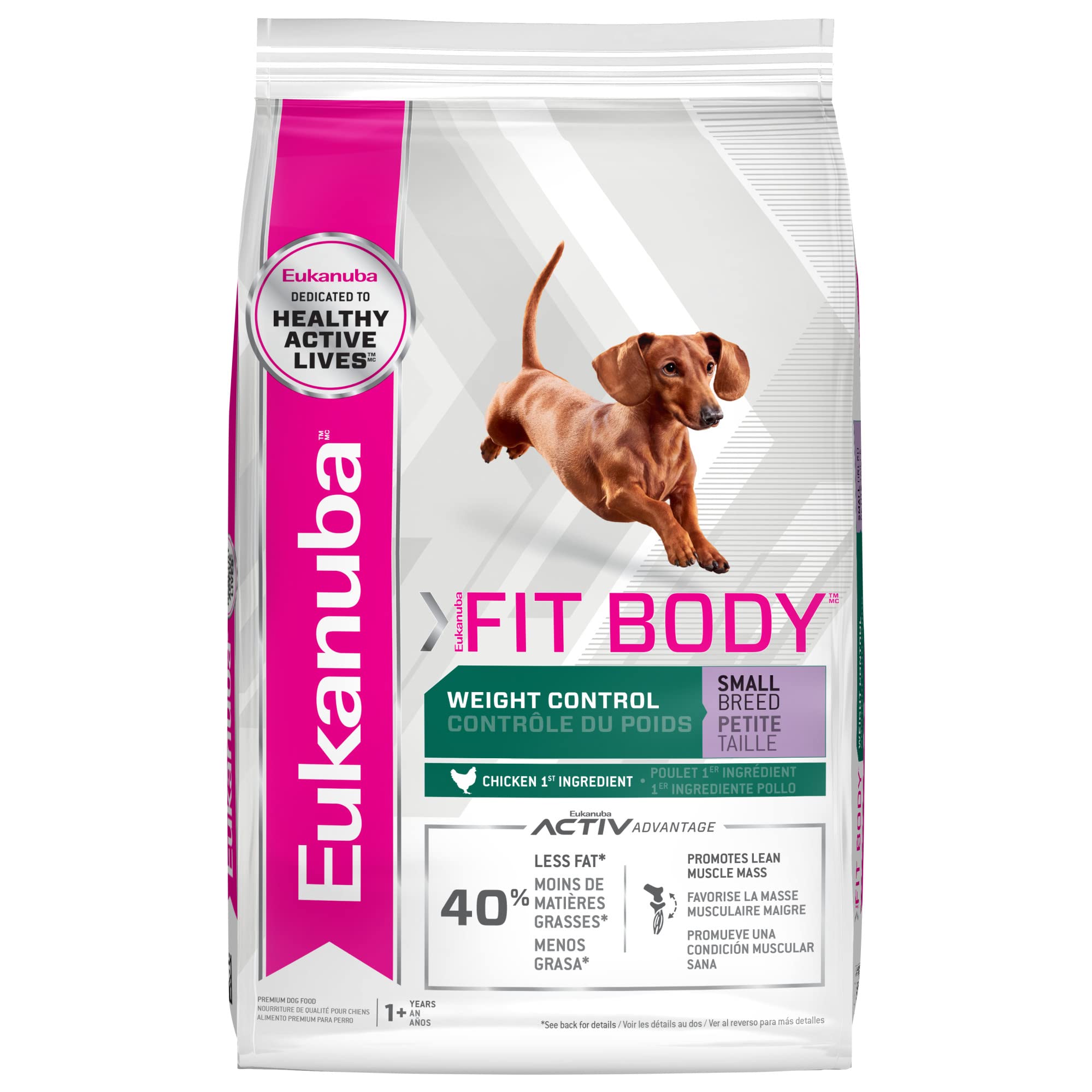 Eukanuba Fit Body Weight Control Small-Breed Dry Dog Food - 4.5 Lbs  