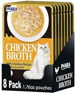 Inaba Chicken with Chicken Broth Soft and Chewy Cat Treats - 2.8 Oz - 2 Pack