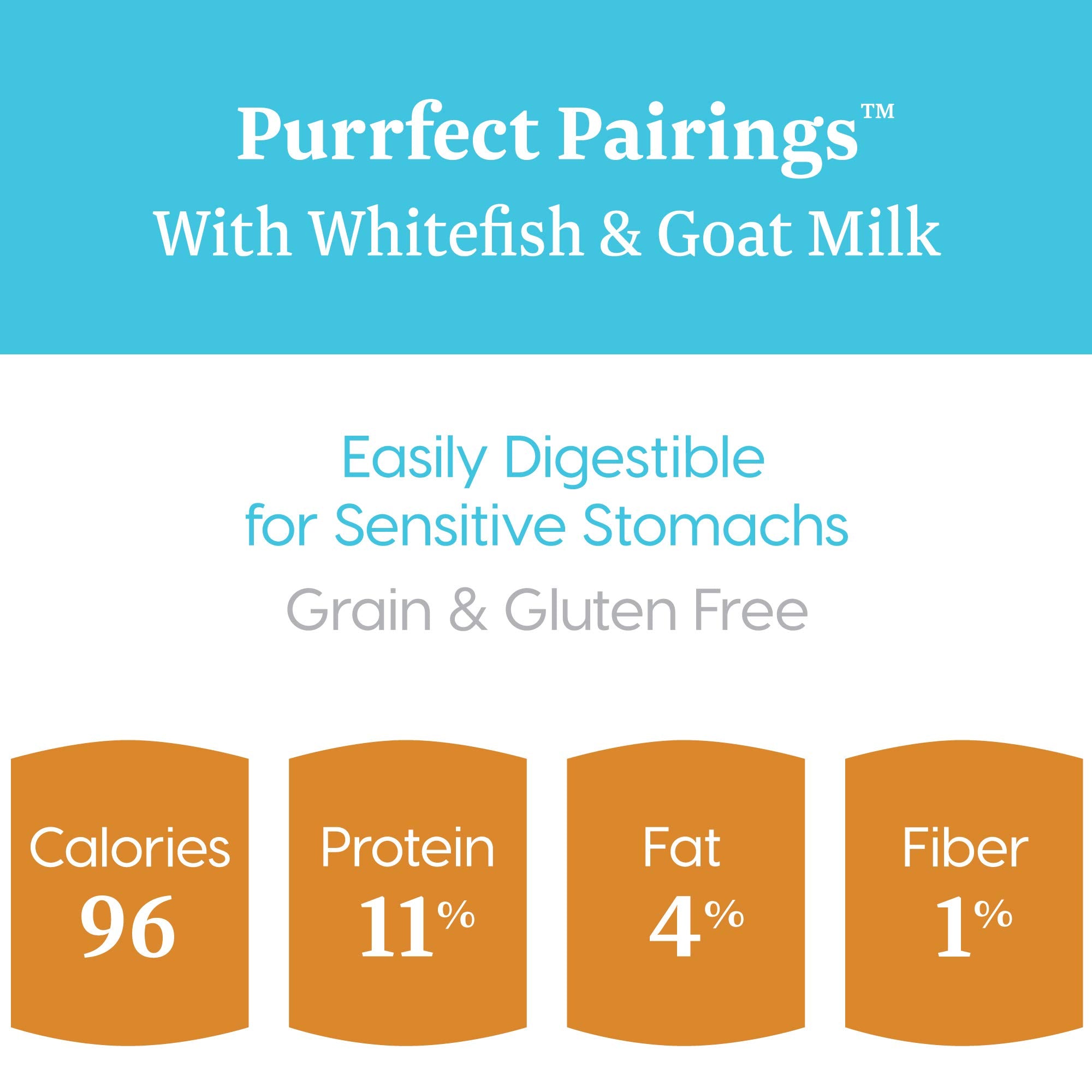 Solid Gold Purrfect Pairings Savory Mousse with Tuna and Goat Milk Wet Cat Food Tray - 2.75 Oz - Case of 18  