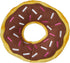 Zippy Paws Donutz Brown Chcocolate Glazed with Sprinkles Squeak and Plush Dog Toy - Jumbo - X-Large  