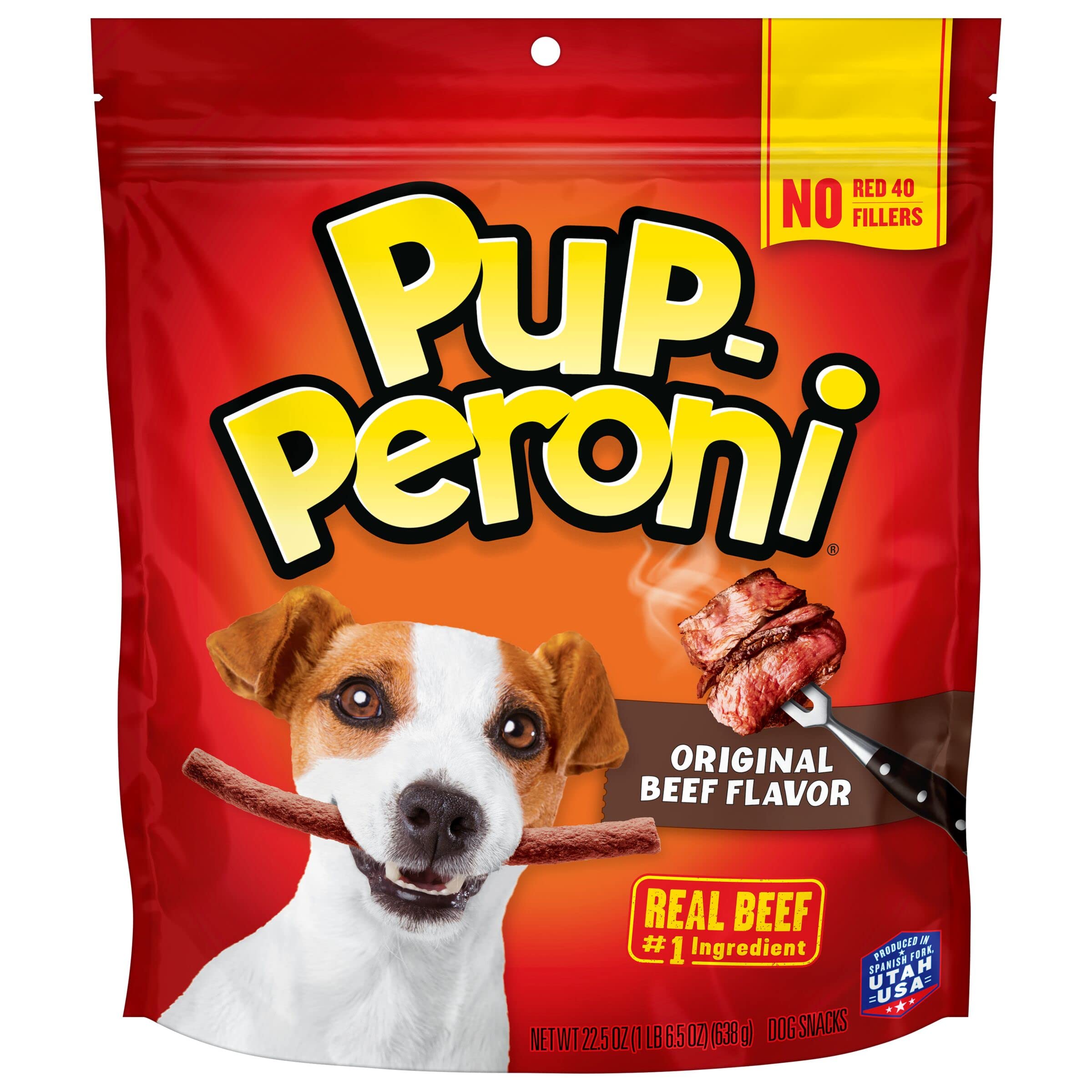 Pup-Peroni Original Beef Flavored Soft and Chewy Dog Treats - 10 Oz - Case of 5  