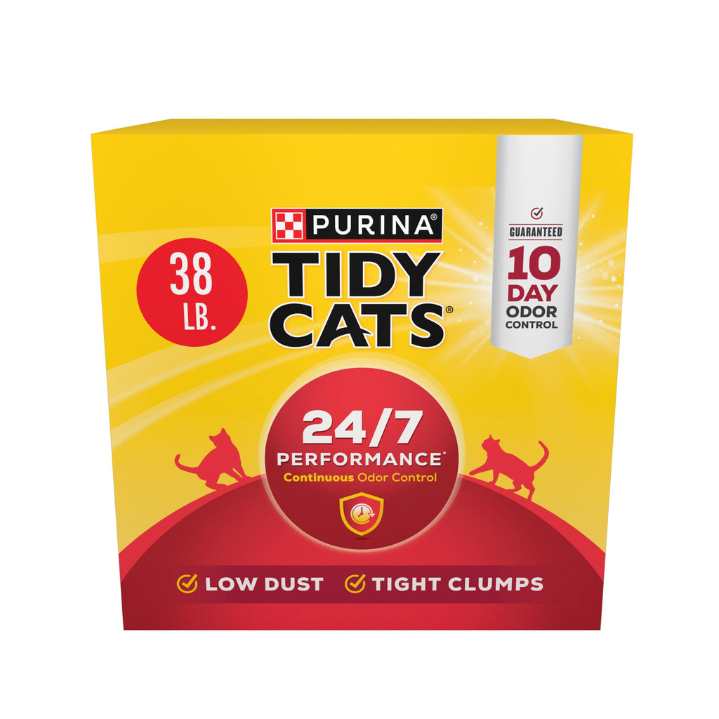 Purina Tidy Cats 24/7 Performance Clumping Low-Dust Odor Protection Clay Mult-Cat Litte...