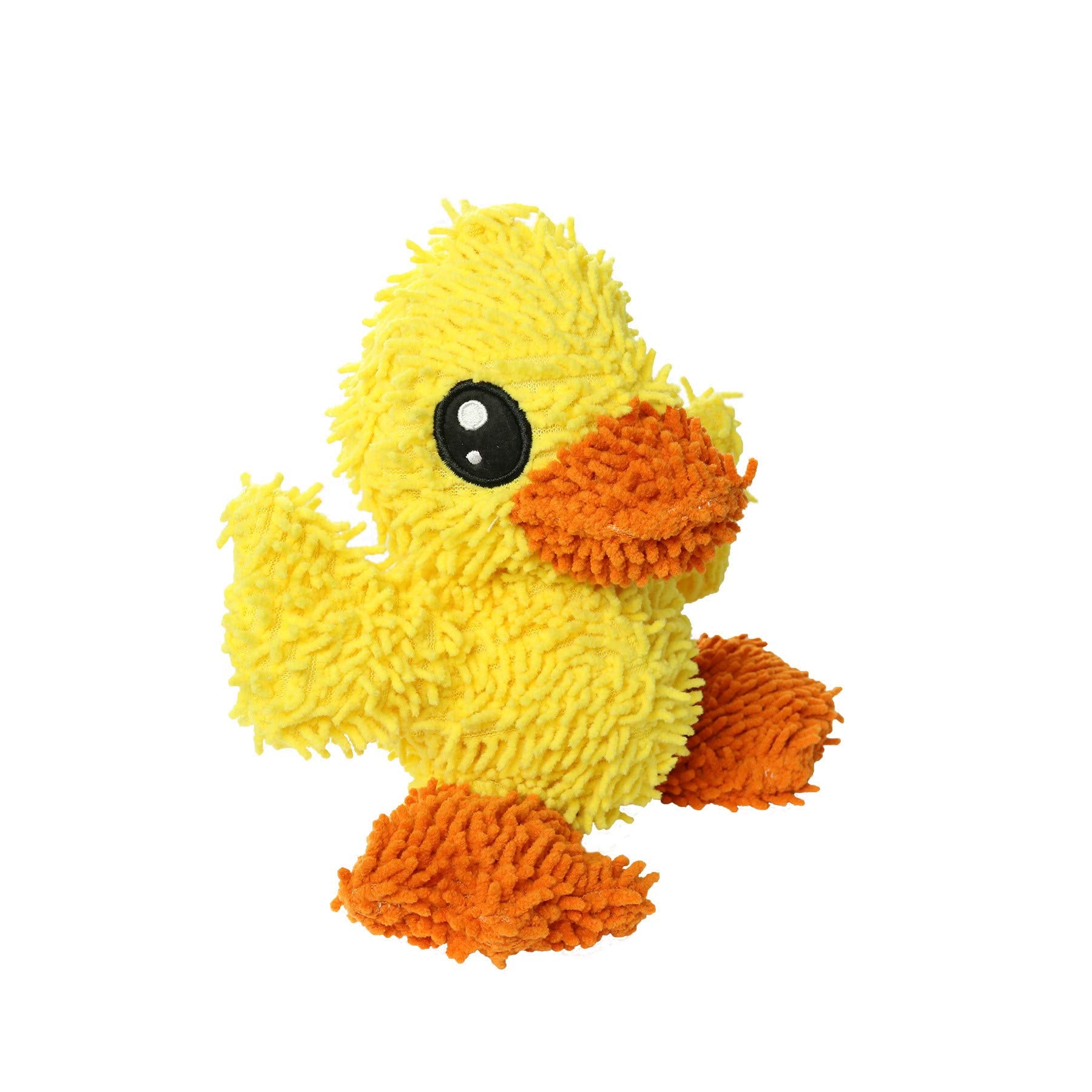 Mighty Toys Duck Microfiber Ball Floating Squeak and Plush Dog Toy - Large  