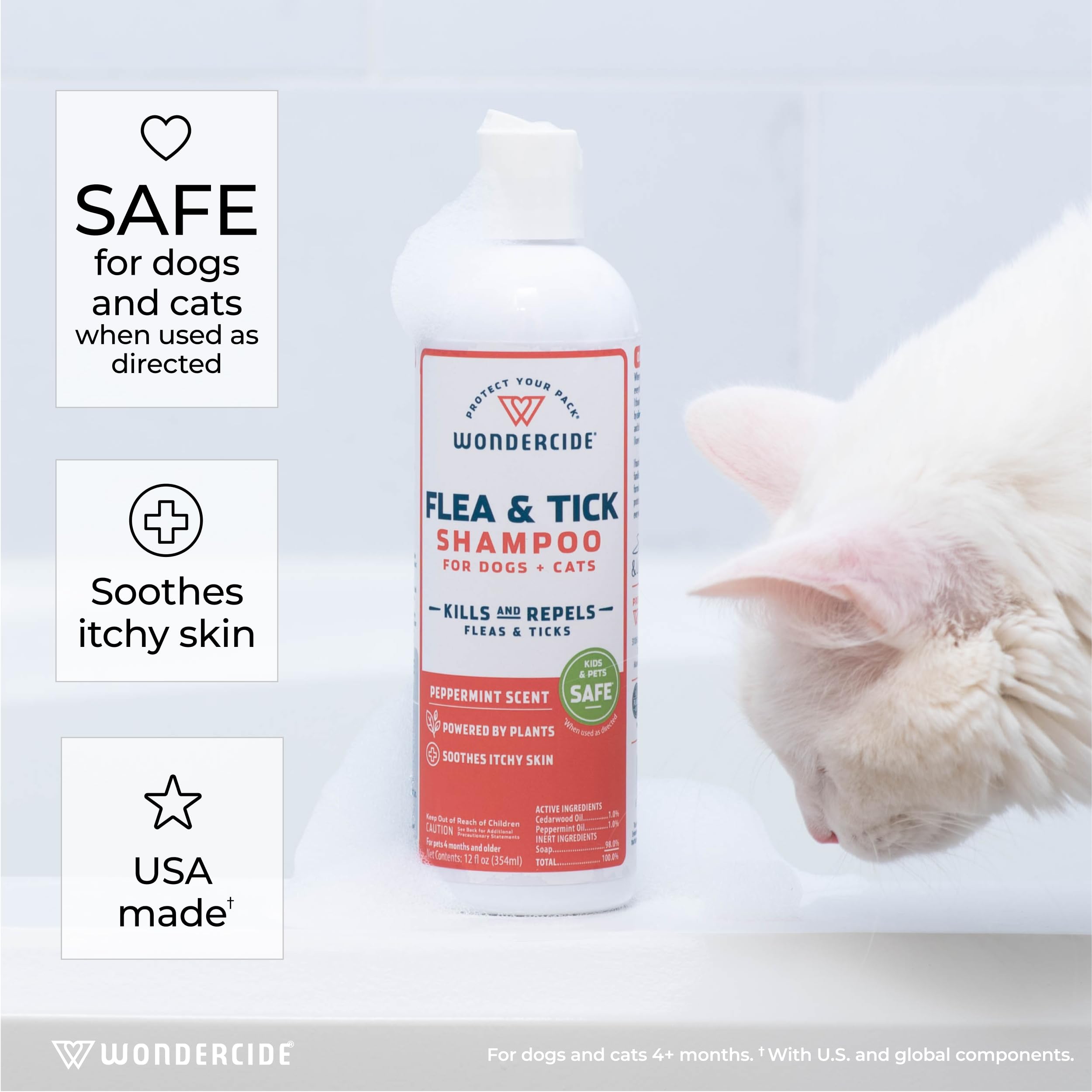 ARI Probiotics Flea and Tick Tea Tree an Lemongrass Dog Shampoo - 16 Oz  