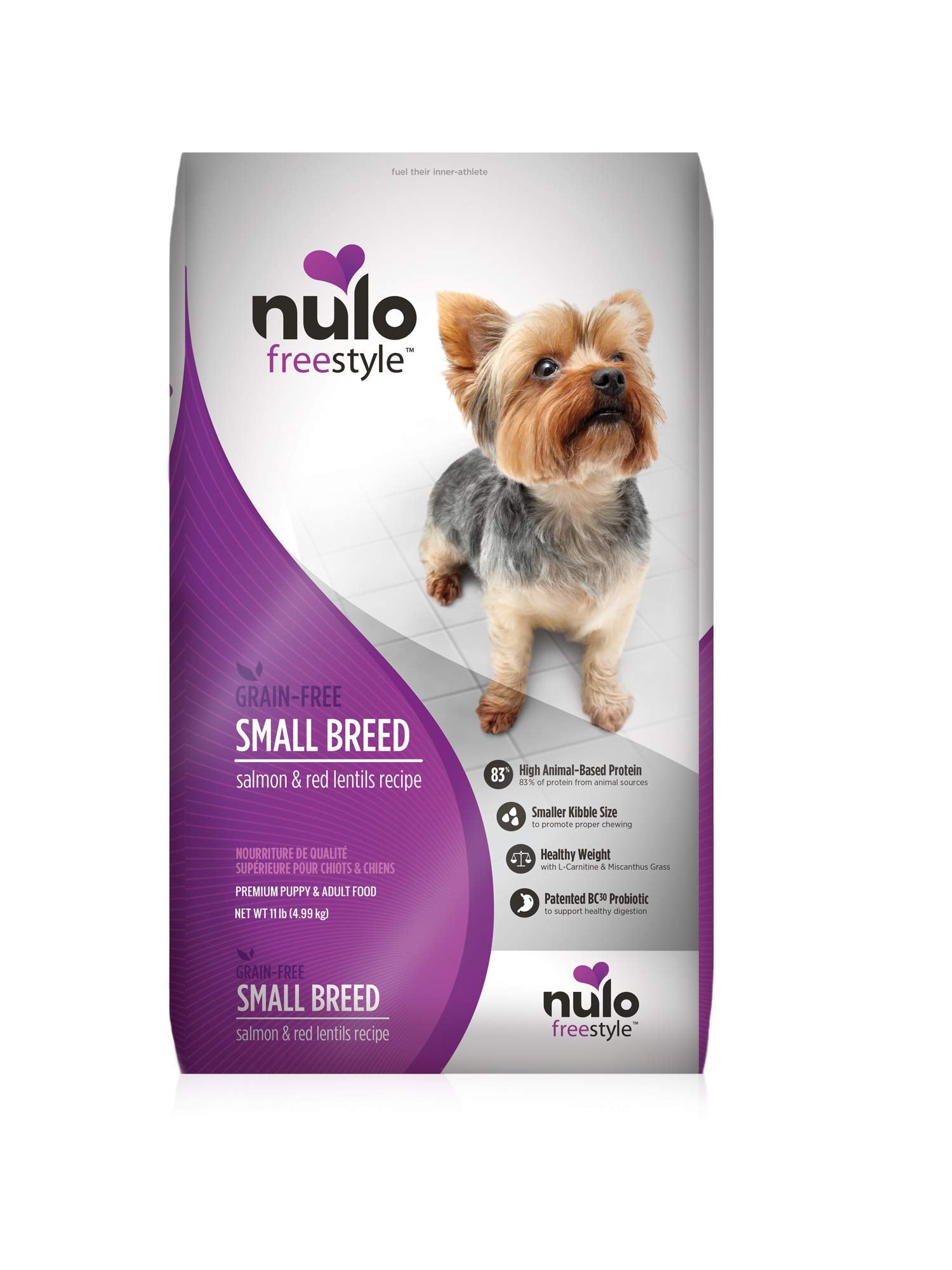 Nulo Freestyle Grain-Free Salmon and Red Lentils Small-Breed Puppy and Adult Dry Dog Food Default Title