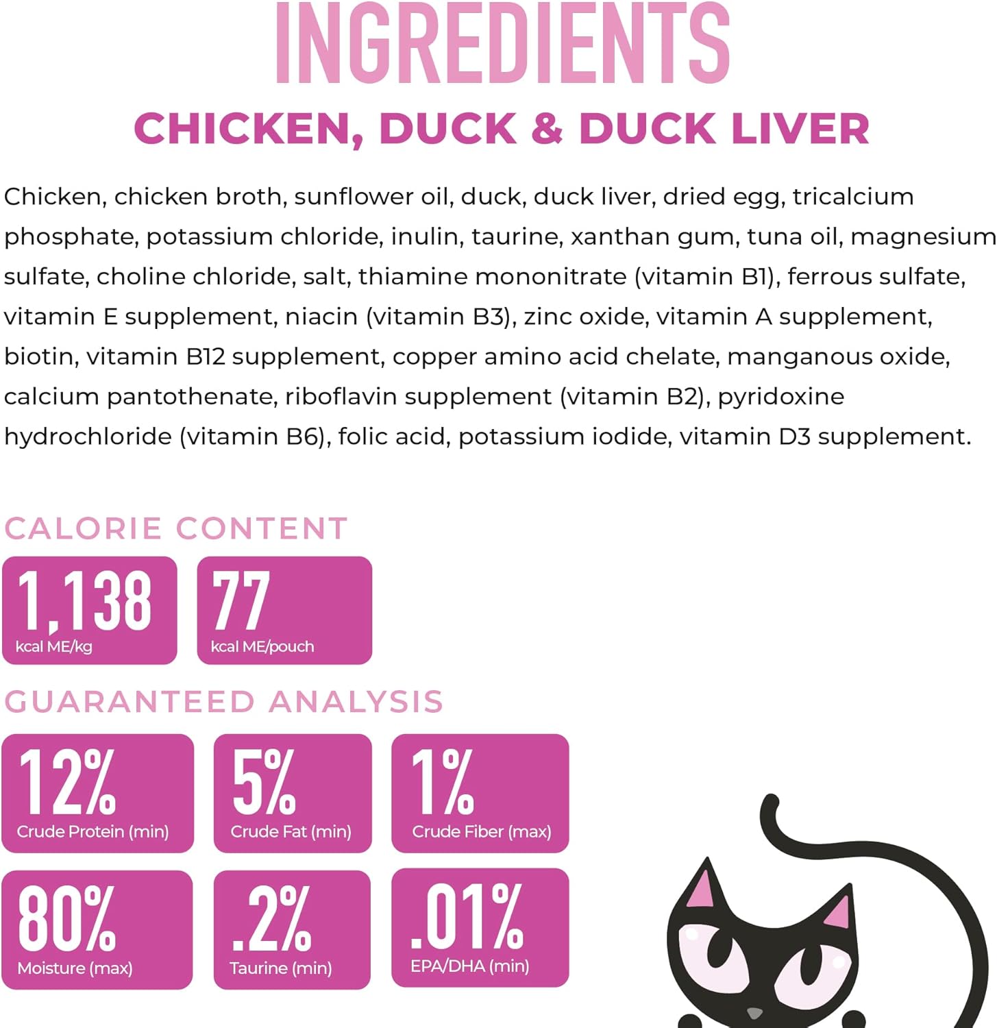 Tiki Cat Baby Mousse Grain-Free Chicken Duck and Duck Liver in Broth Kitten Wet Cat Food Pouch - 2.4 Oz - Case of 12