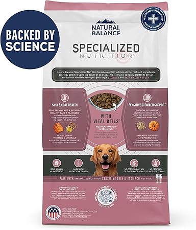 Natural Balance Specialized Nutrition Sensitive Skin and Stomach Salmon and Oatmeal Dry Dog Food - 3.5 Lbs