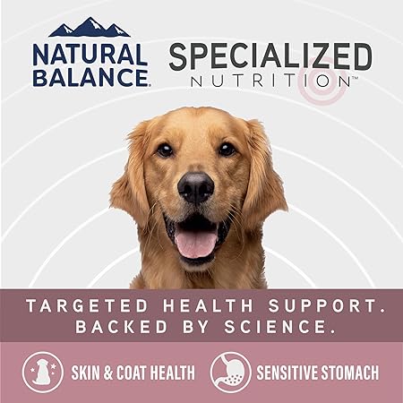 Natural Balance Specialized Nutrition Sensitive Skin and Stomach Salmon and Brown Rice Canned Dog Food - 12.7 Oz - Case of 12