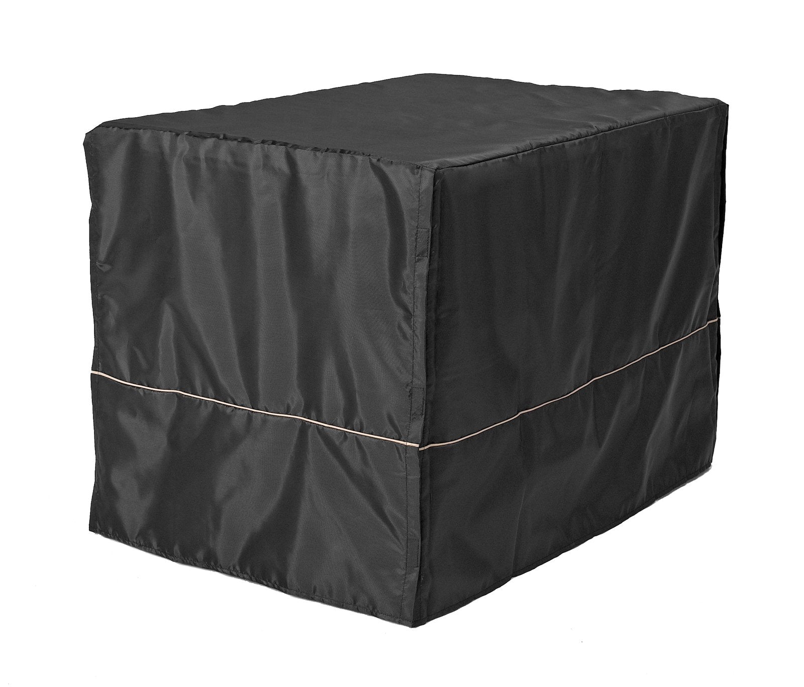 Midwest Quite Time Polyester Dog Crate Cover - Black - 36