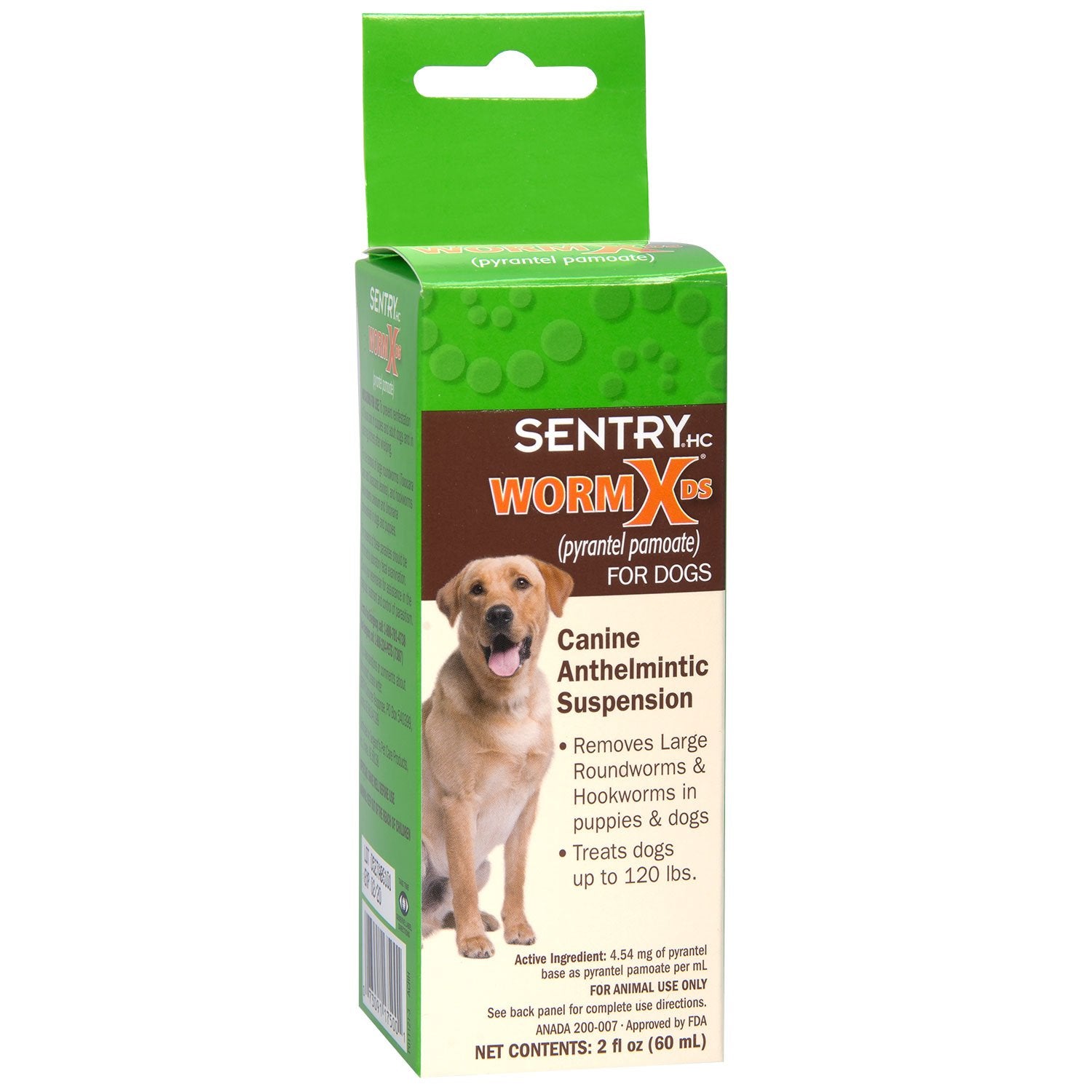 Sentry HC WormX DS Liquid De-Wormer Remover for Dogs and Puppies - 2 Oz  