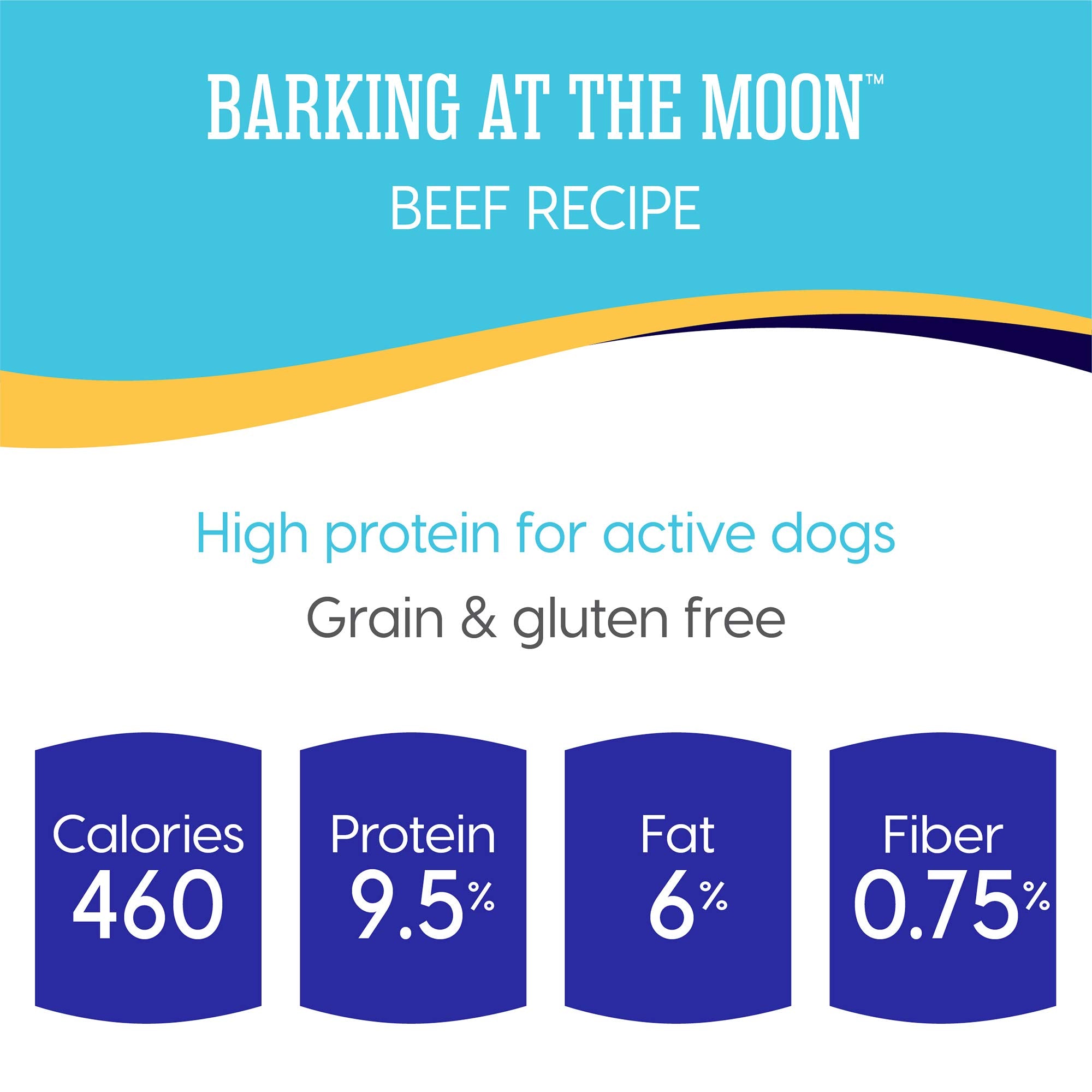 Solid Gold Barking At The Moon High-Protein Beef Recipe Canned Dog Food - 13.2 Oz - Case of 6  