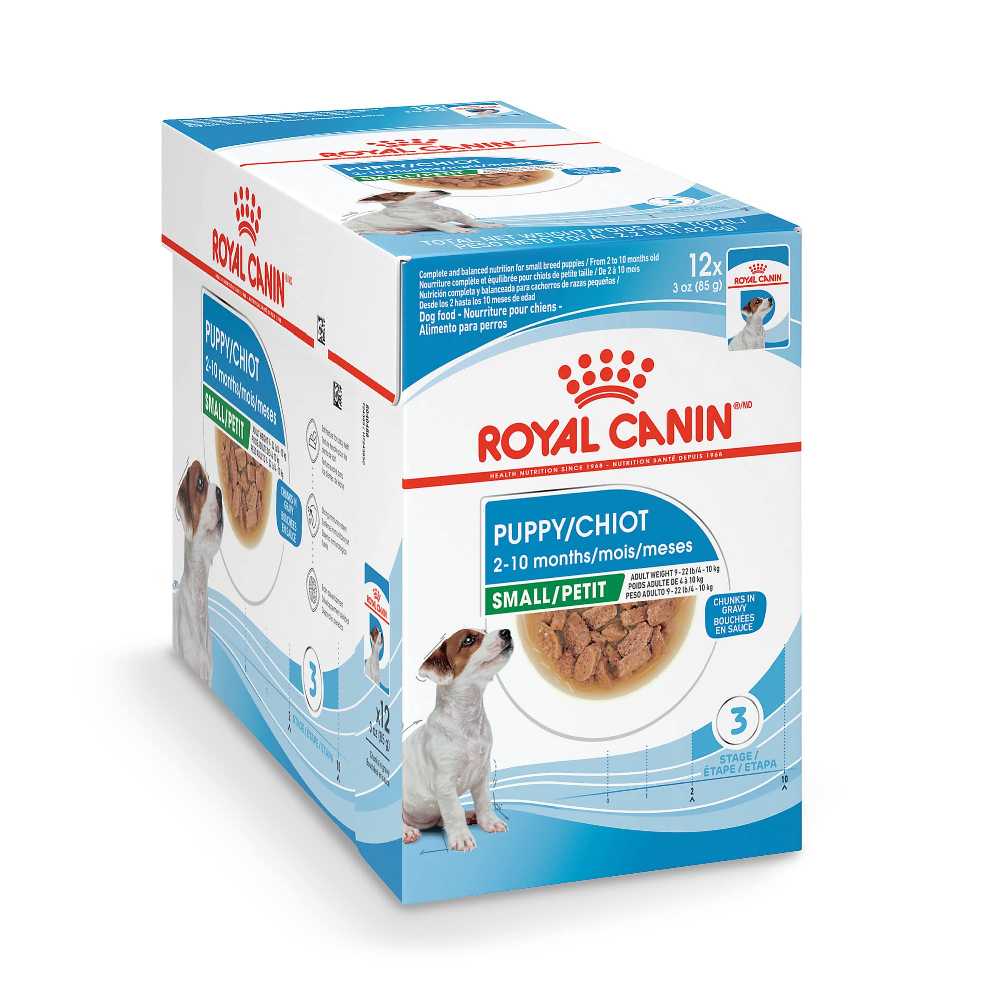 Royal Canin Size Health Nutrition Small-Breed Puppy Wet Dog Food Pouch - 3 Oz - Case of 12  