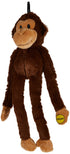 Multipet Swingin' Safari Monkey Squeak and Plush Dog Toy - 19" Inches  