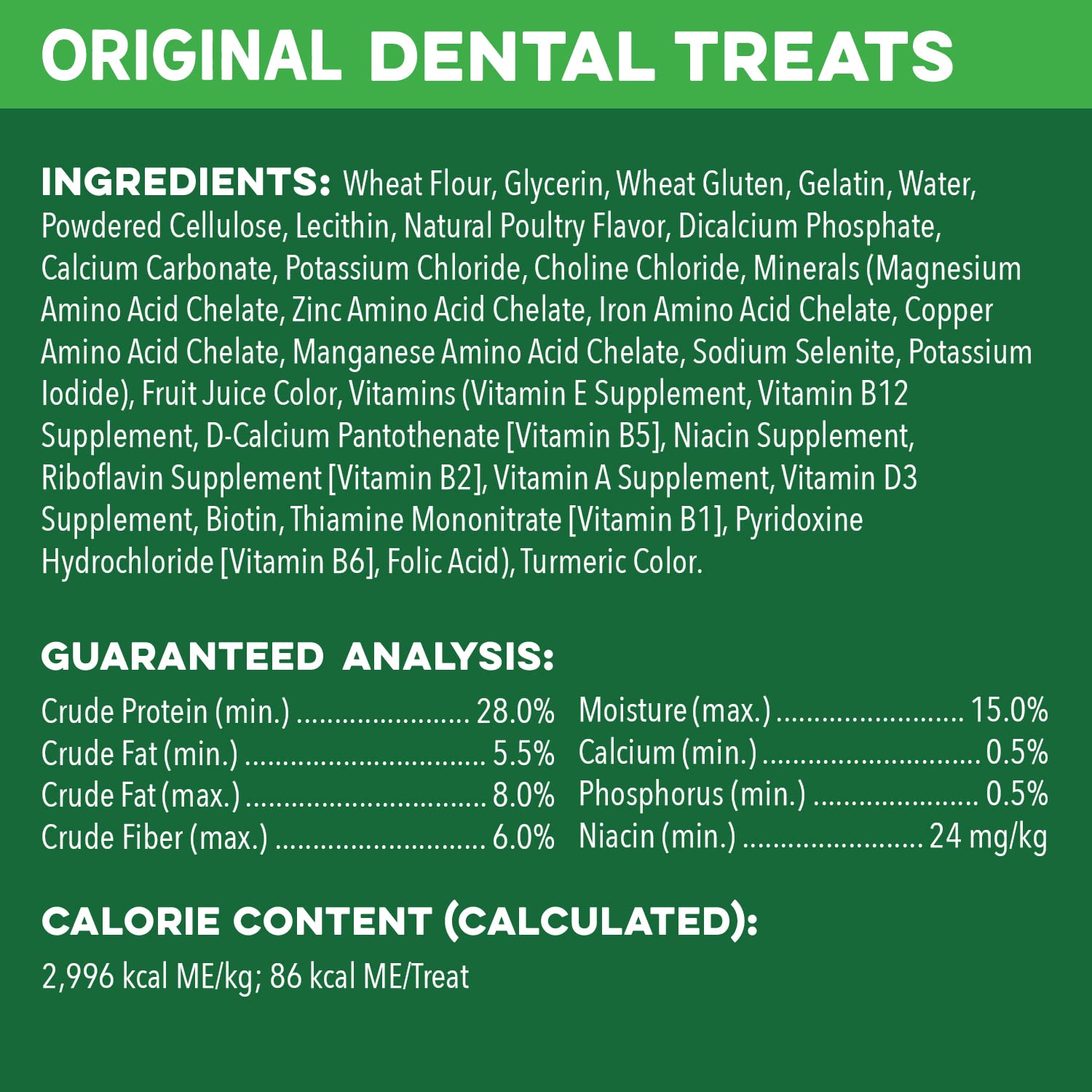 Greenies 3 Flavors Assorted Dental Dog Chews - Variety Pack - Regular - 36 Oz  