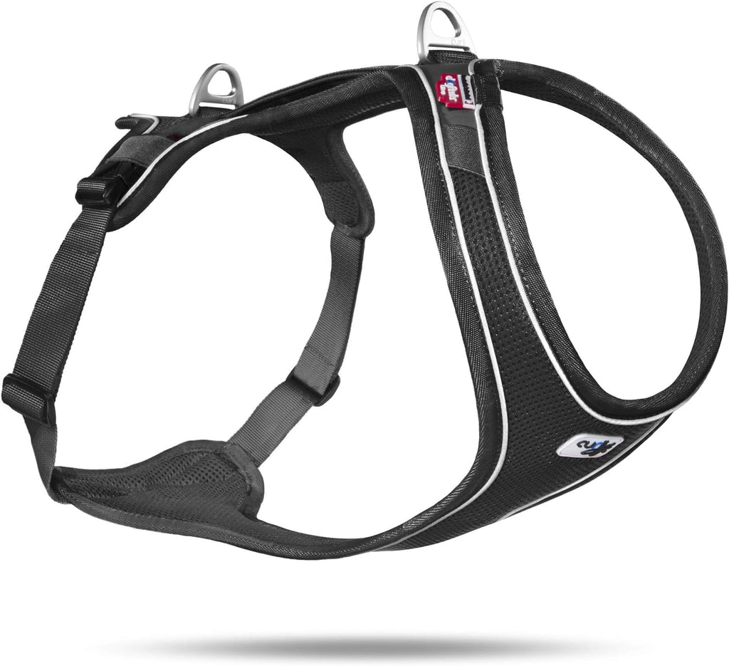Curli Belka Comfort Dog Harness - Black - Medium  