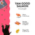 Shameless Pets Yam Good Salmon and Sweet Potato Crunchy Cat Treats - 2.5 Oz - Case of 12  