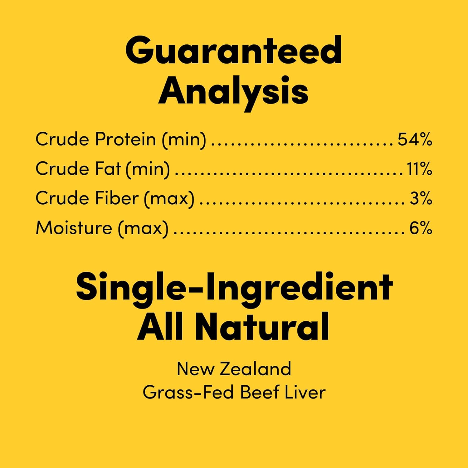 Animals Like Us Grass-Fed Beef Liver Freeze-Dried Raw Dog Treats - 3 Oz - Case of 12