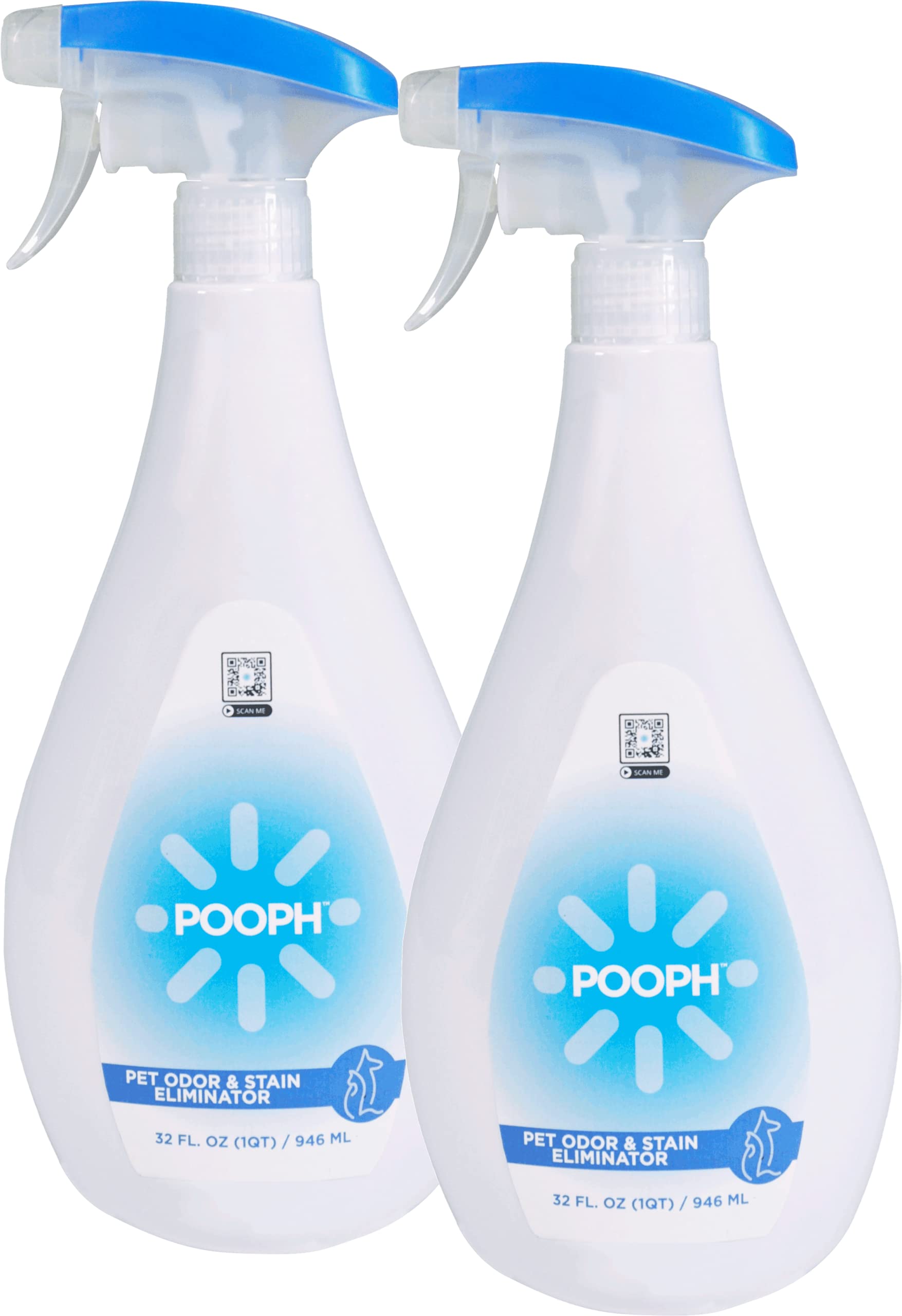 Pooph Pet Stain and Odor Eliminator Spray for Dogs and Cats - 20 Oz  