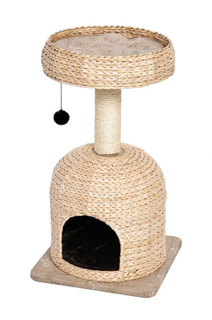 Midwest Nuvo Scout Fine N' Fun Wicker Cat Tree Furniture - Beige
