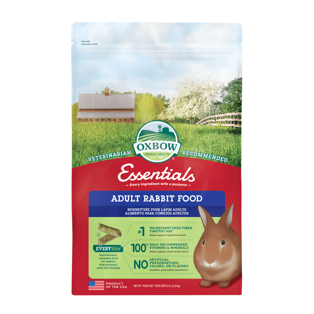 Oxbow Adult Rabbit Essentials Small Animal Food - 5 lb Bag