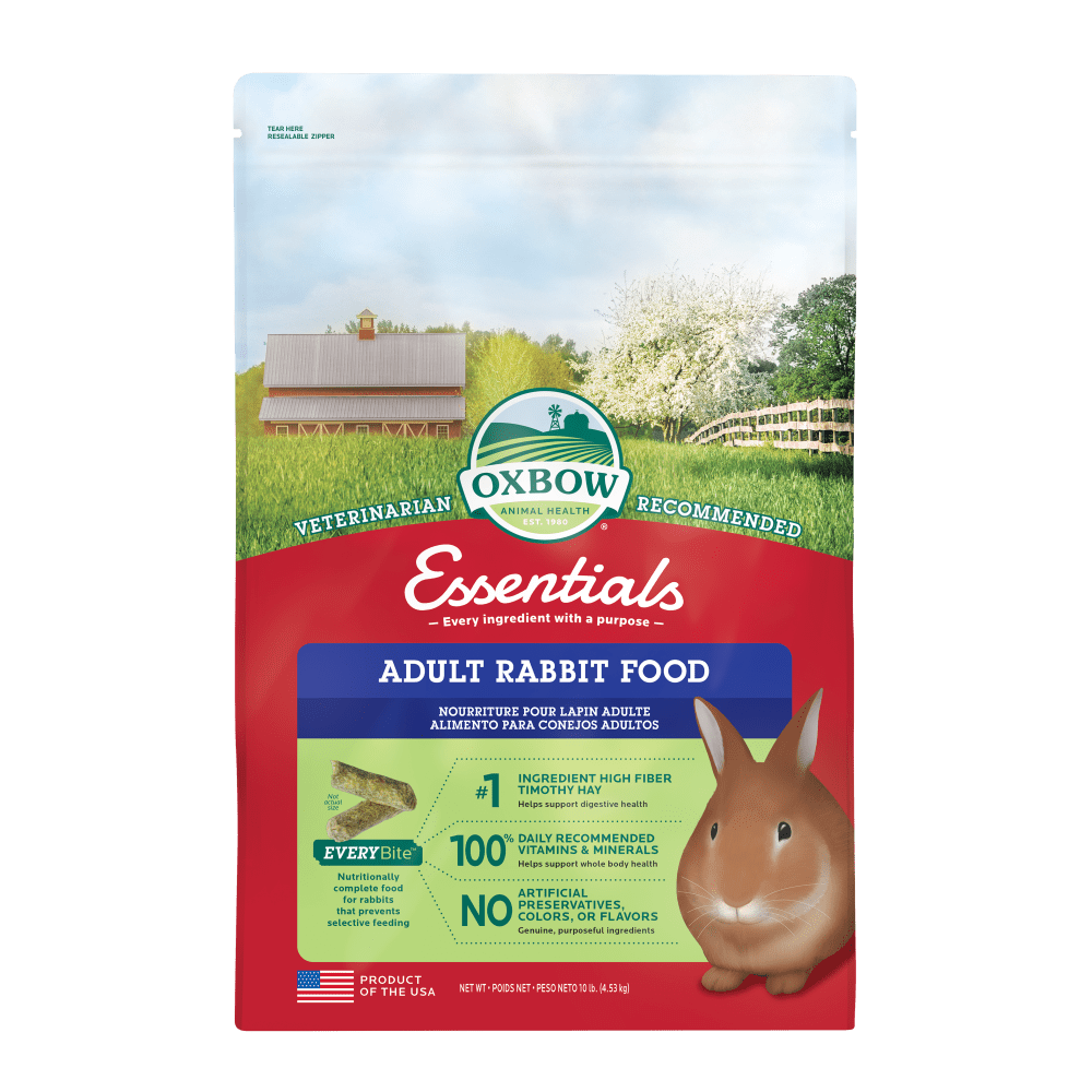 Oxbow Adult Rabbit Essentials Small Animal Food - 10 lb Bag