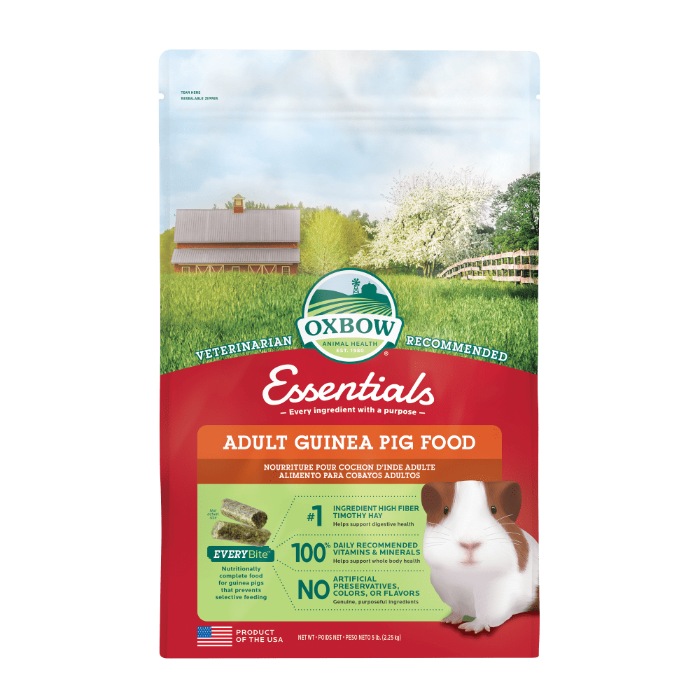 Oxbow Adult Guinea Pig Essentials Small Animal Food - 5 lb Bag