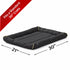 Midwest Homes Ultra-Rugged Max Water Repellent Pet Bed or Crate Mat - Black - L:42 X W:29 X H:3 Inch