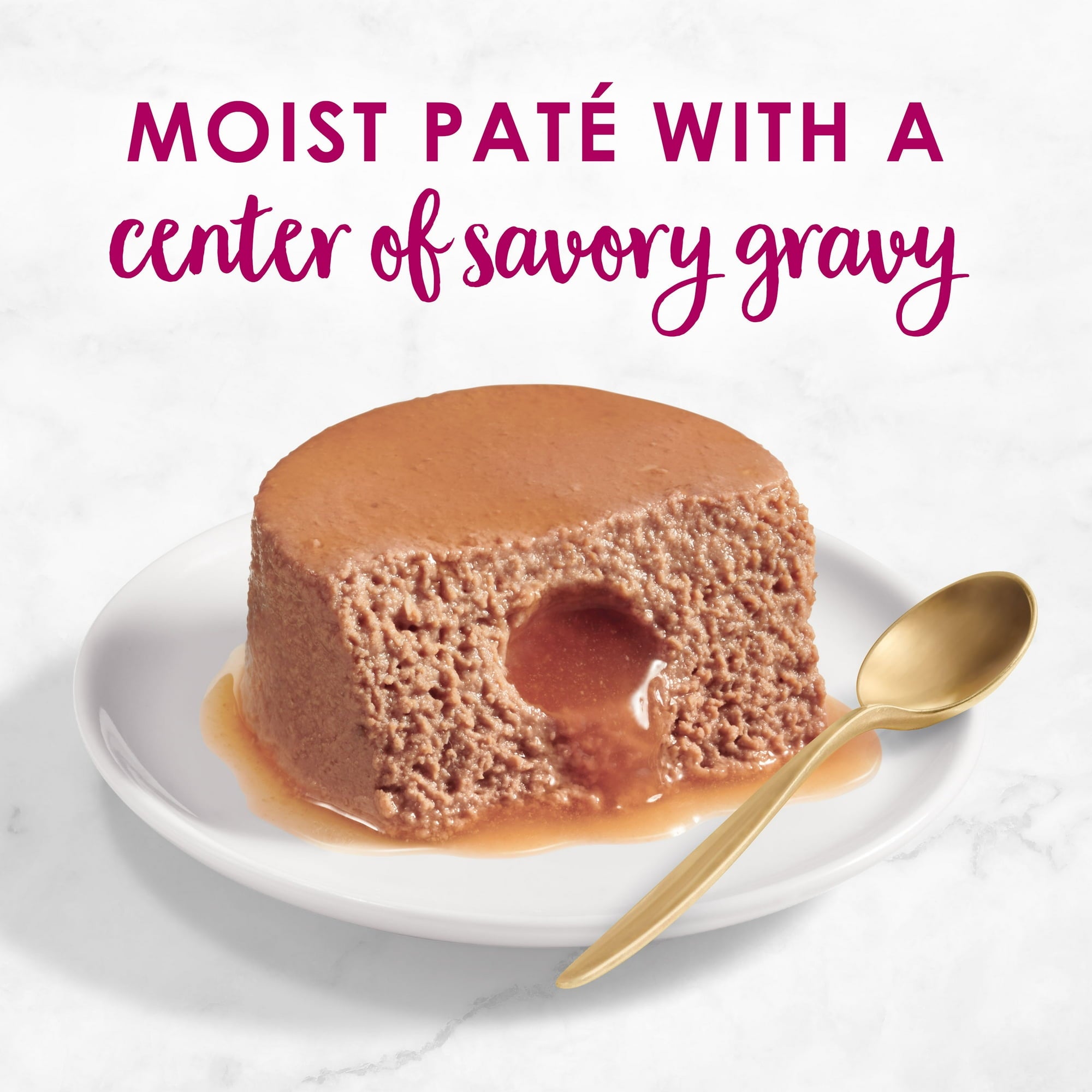 Purina Fancy Feast Savory Centers Salmon Gourmet Pate and Gravy Center Canned Cat Food - 3 Oz - Case of 24