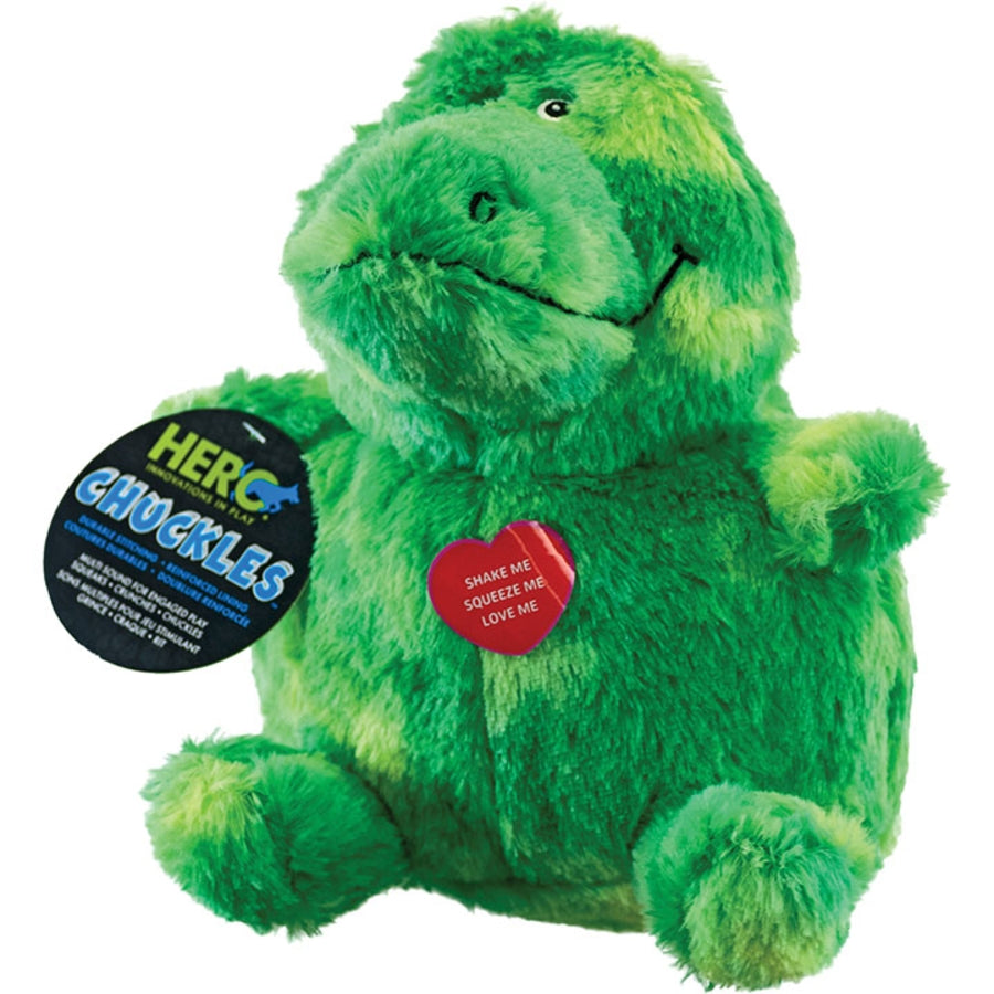 Hero Chuckles Bellies Multi-Sound Making Alligator Plush Dog Toy - Large