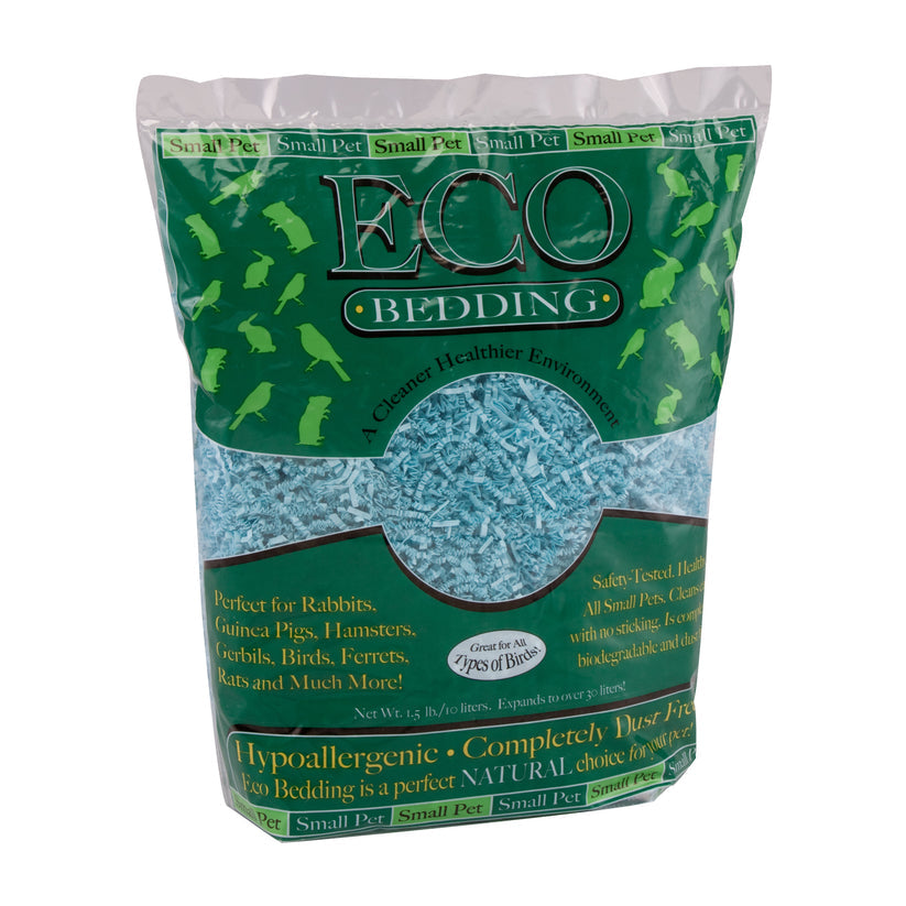 Fibercore Compact Eco Paper Bird and Small Animal Bedding - Blue - 3 Lbs