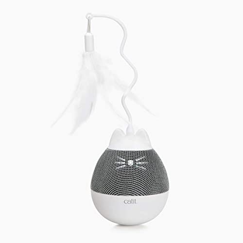 Catit PIXI Spinner Replacement Kit with Dual-Feathers and Cover