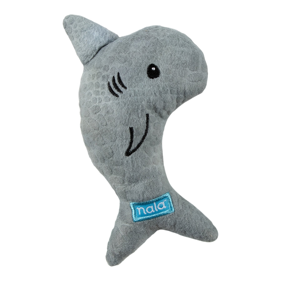 Hero Nala Simon the Shark Plush Catnip Cat Toy