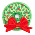 The Worthy Dog Wreath Christmas Holiday Squeak Nylon and Plush Dog Toy