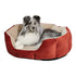 Midwest Homes Quite Time Deluxe Rounded Nesting Dog Bed Russet/Tan Small