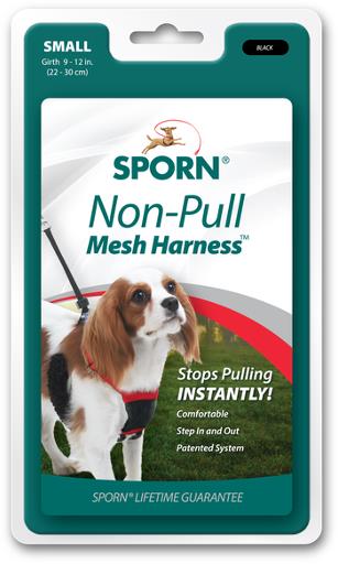 Sporn No-Pulling Mesh Dog Harness - Red - Small  