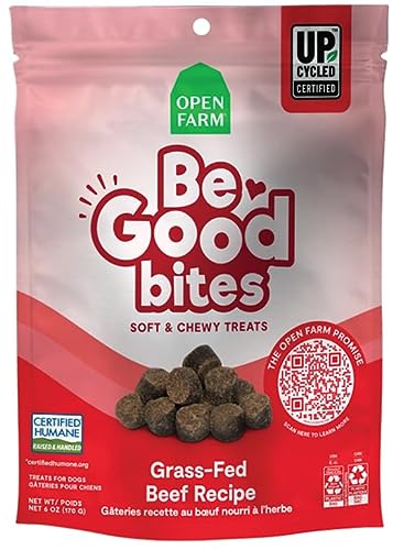 Open Farm Be Good Bites Non-GMO Grass-Fed Beef Soft and Chewy Training Dog Treats - 6 Oz Default Title