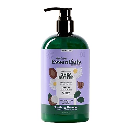 Tropiclean Essentials Collection Shea Butter and Chamomile Moisturizing Cat Puppy and Dog Conditioner - 16 Oz