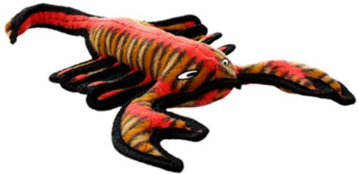 Tuffy's Desert Scorch The Scorpion Float and Squeak Nylon and Plush Dog Toy  