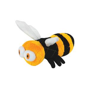 Mighty Toys Mighty Junior Bug Bitsie Bee Squeak and Plush Dog Toy - Small  