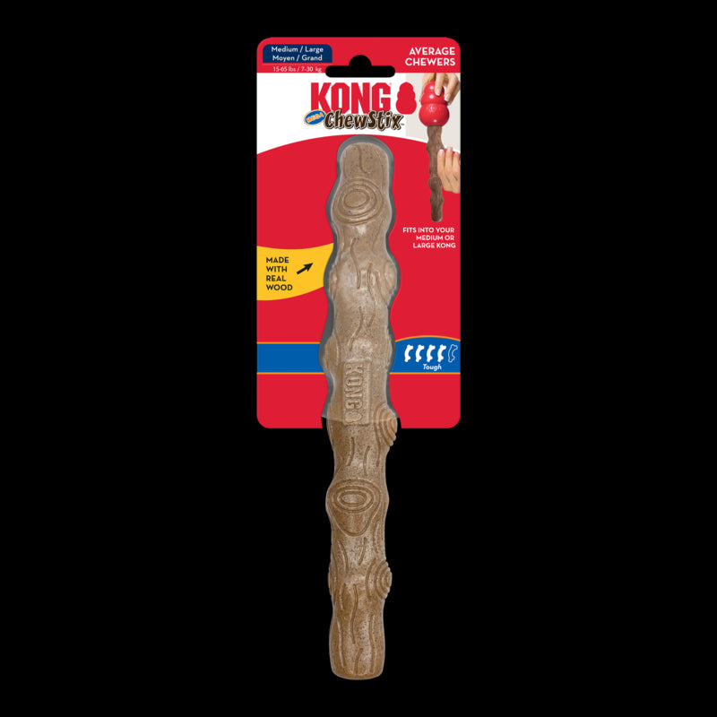 Kong ChewStix Tough Mega Stick Bamboo Chew and Fetch Dog Toy - Medium/Large