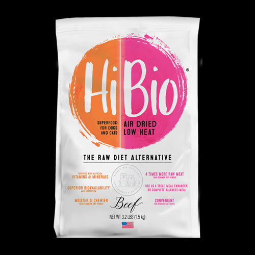 Evanger's Against The Grain Hi-Bio Superfood Beef Air-Dried Cat and Dog Food - 1.2 Lbs