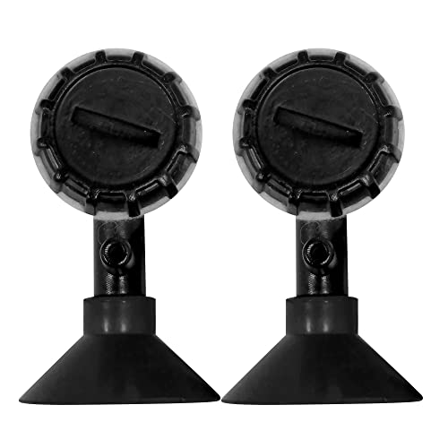 Fluval Pro Adjustable Glass Suctioning Air Pump Diffuser Aerators for Aquariums - 2 Pack