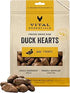 Vital Essential's Raw Bar Freeze-Dried Duck Hearts Natural Dog Chews - 150 Piece - 30 Oz  