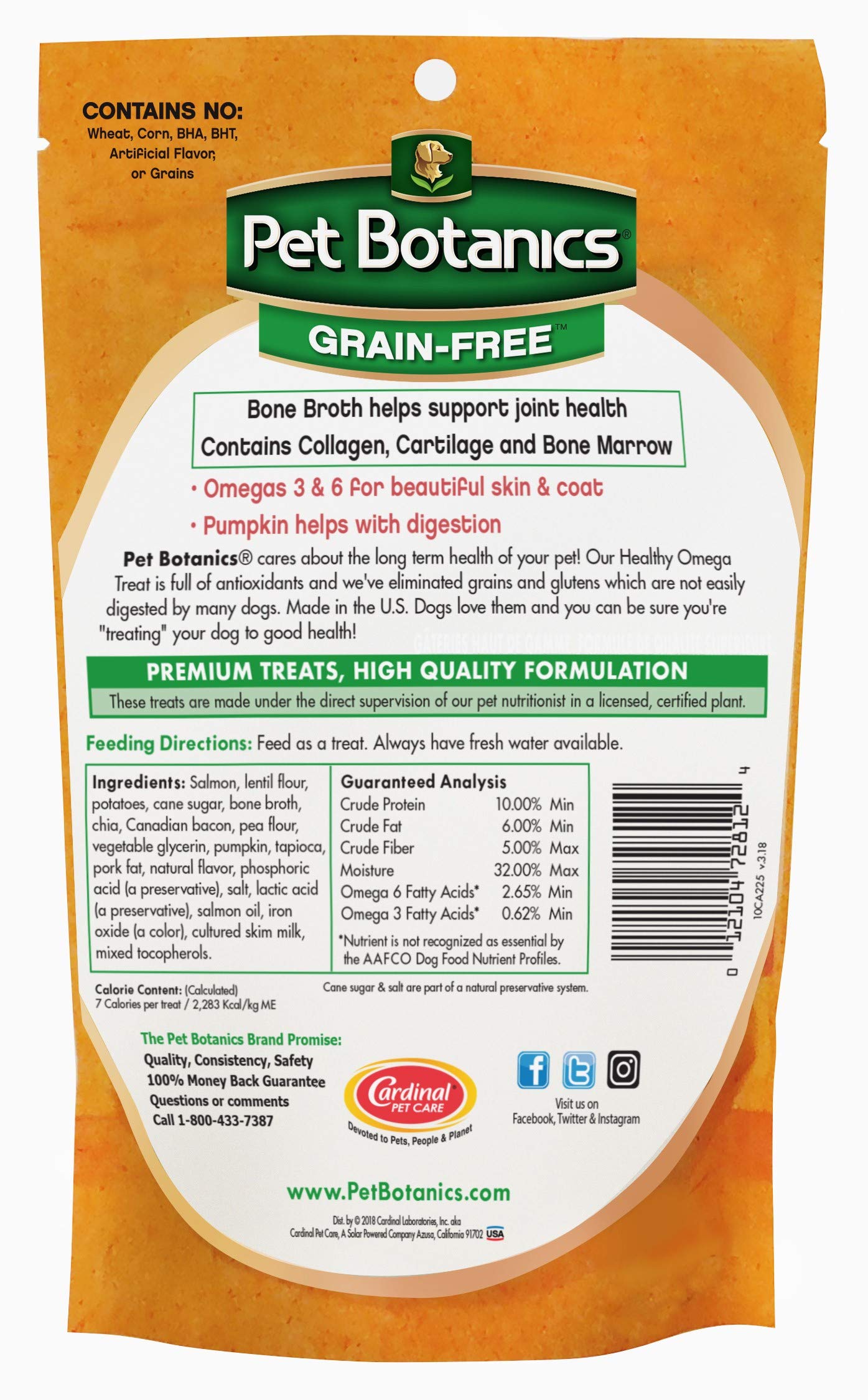 Pet Botanics Training Rewards Grain-Free Omega Salmon Soft and Chewy Dog Treats - 12 Oz  