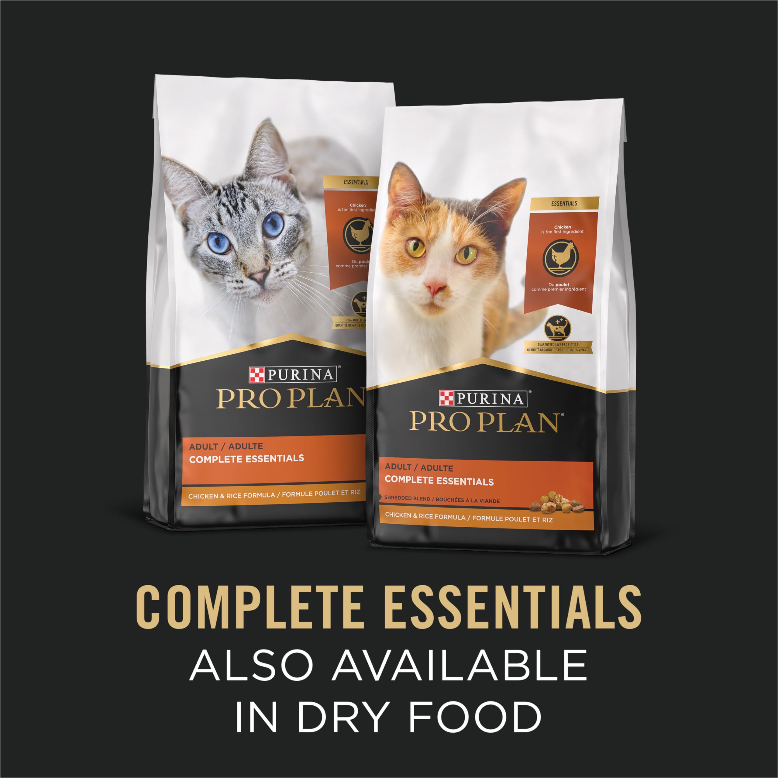 Purina Pro Plan Savor Chicken Turkey and Vegetables in Gravy Canned Cat Food - Variety Pack - 3 Oz - Case of 12 - 2 Pack  