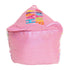 Multipet Birthday Cake Slice Crinkle and Squeak Dog Toy - Pink - 6" Inches  